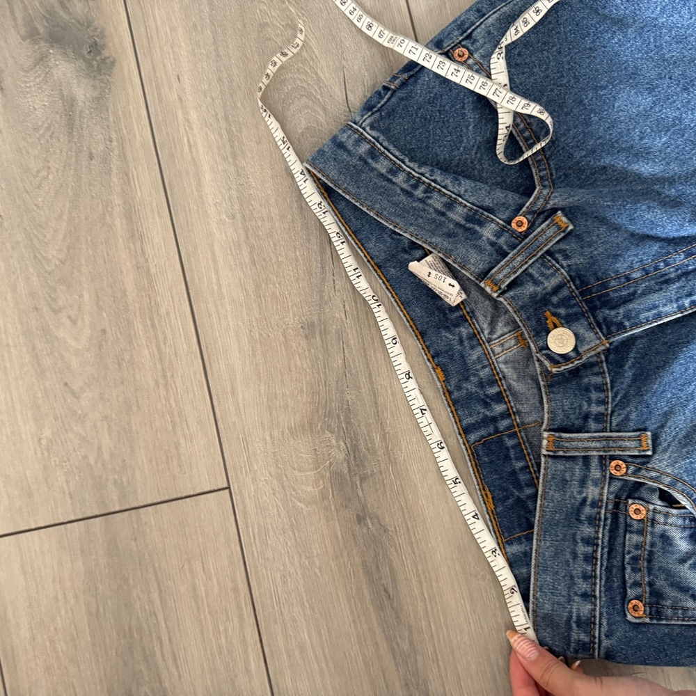 Levi's Blue Vintage Straight Jeans Classic Denim - Picture 5 of 7